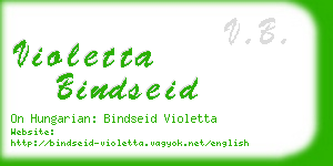 violetta bindseid business card